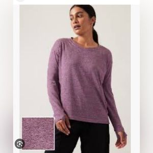 Set of 2 Athleta Uptempo II Elevate Long Sleeve tops.